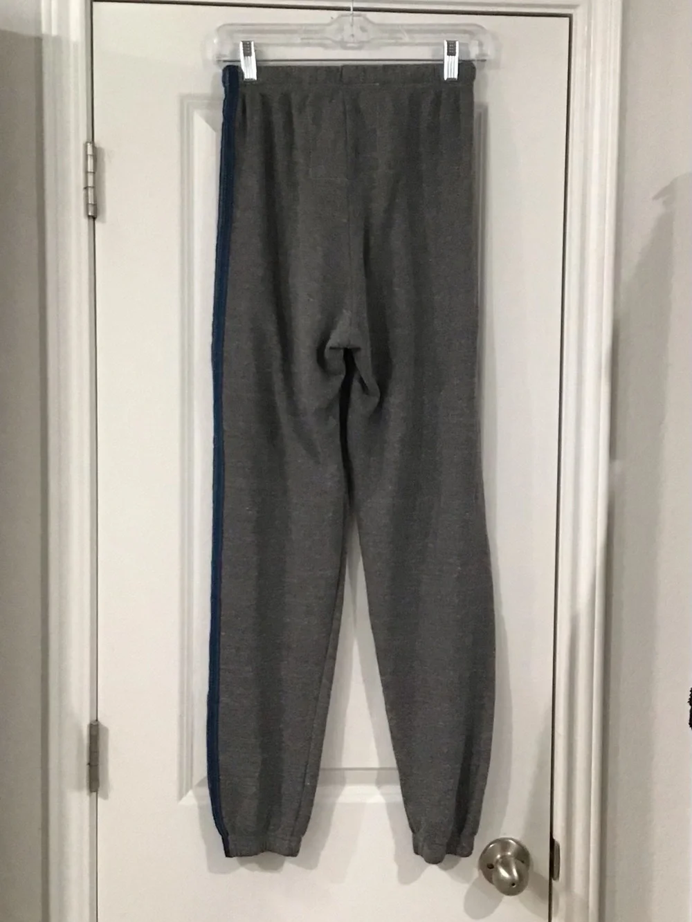 Aviator Nation 5 Stripe Sweatpants Heather Grey - Picture 3 of 7